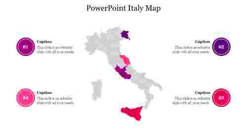 PowerPoint Italy Map